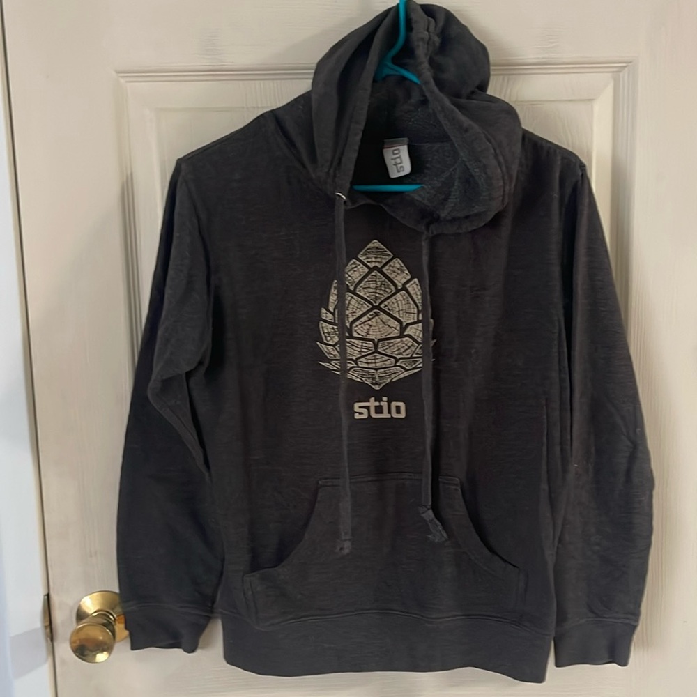 Stio Fleece Hoodie Sweatshirt Charcoal Women’s S